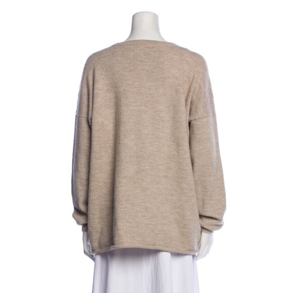 LAUREN MANOOGIAN Baby Alpaca Scoop Neck Sweater Size 2 - Picture 3 of 3